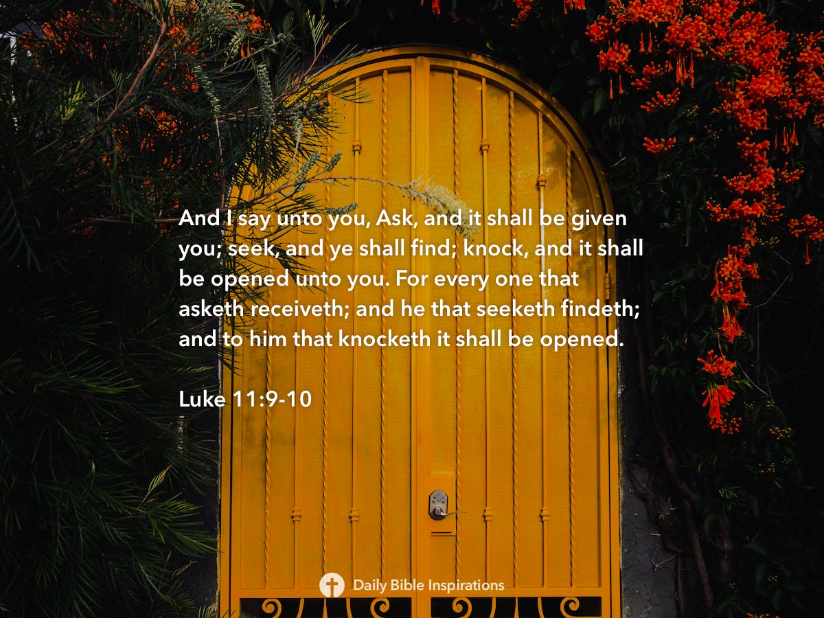 Luke 11 9 10 Daily Bible Inspirations