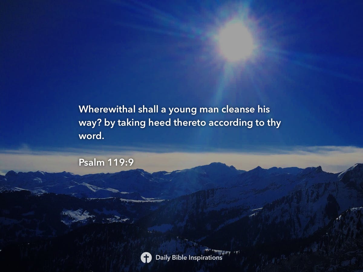 Psalm 119 9 daily bible inspirations