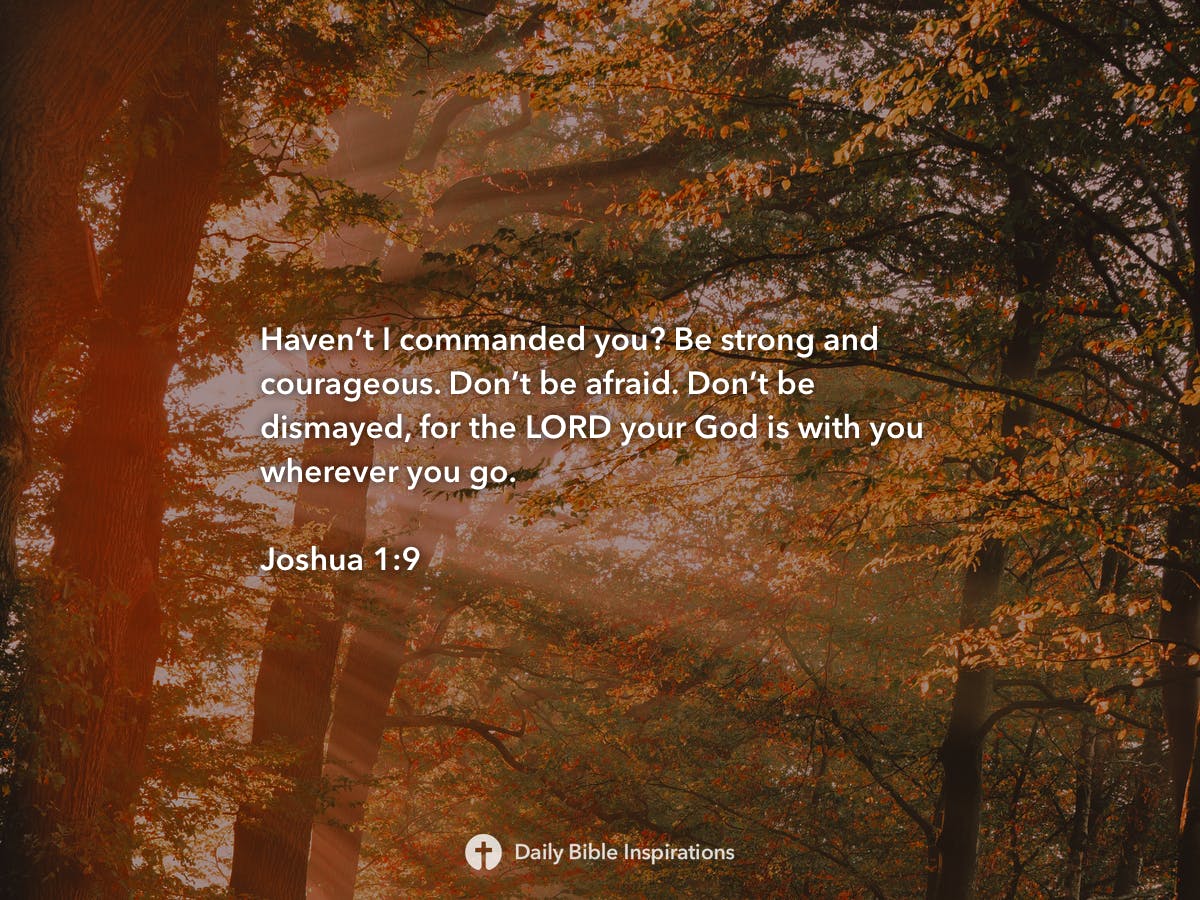 Joshua 1:9 | Daily Bible Inspirations