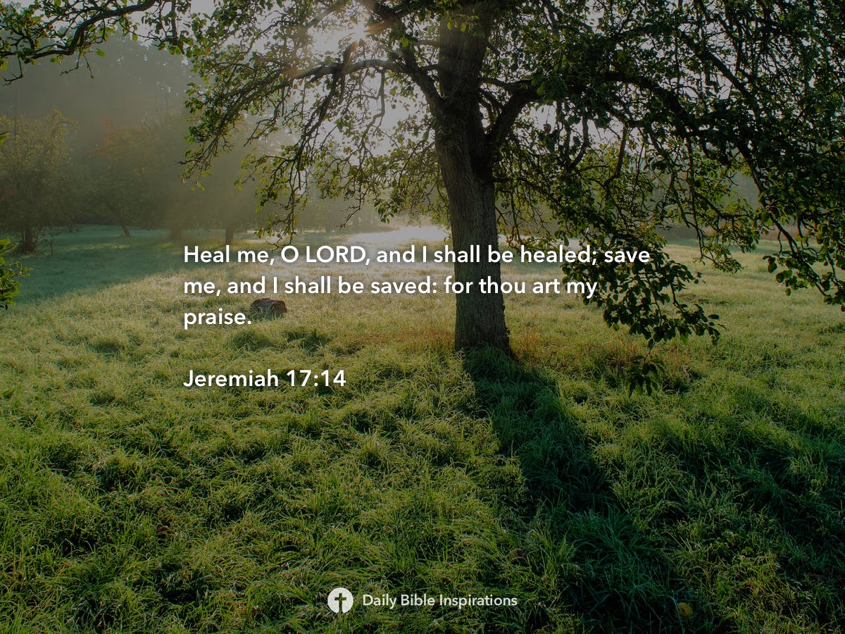 Jeremiah 17:14 - Daily Bible Inspirations