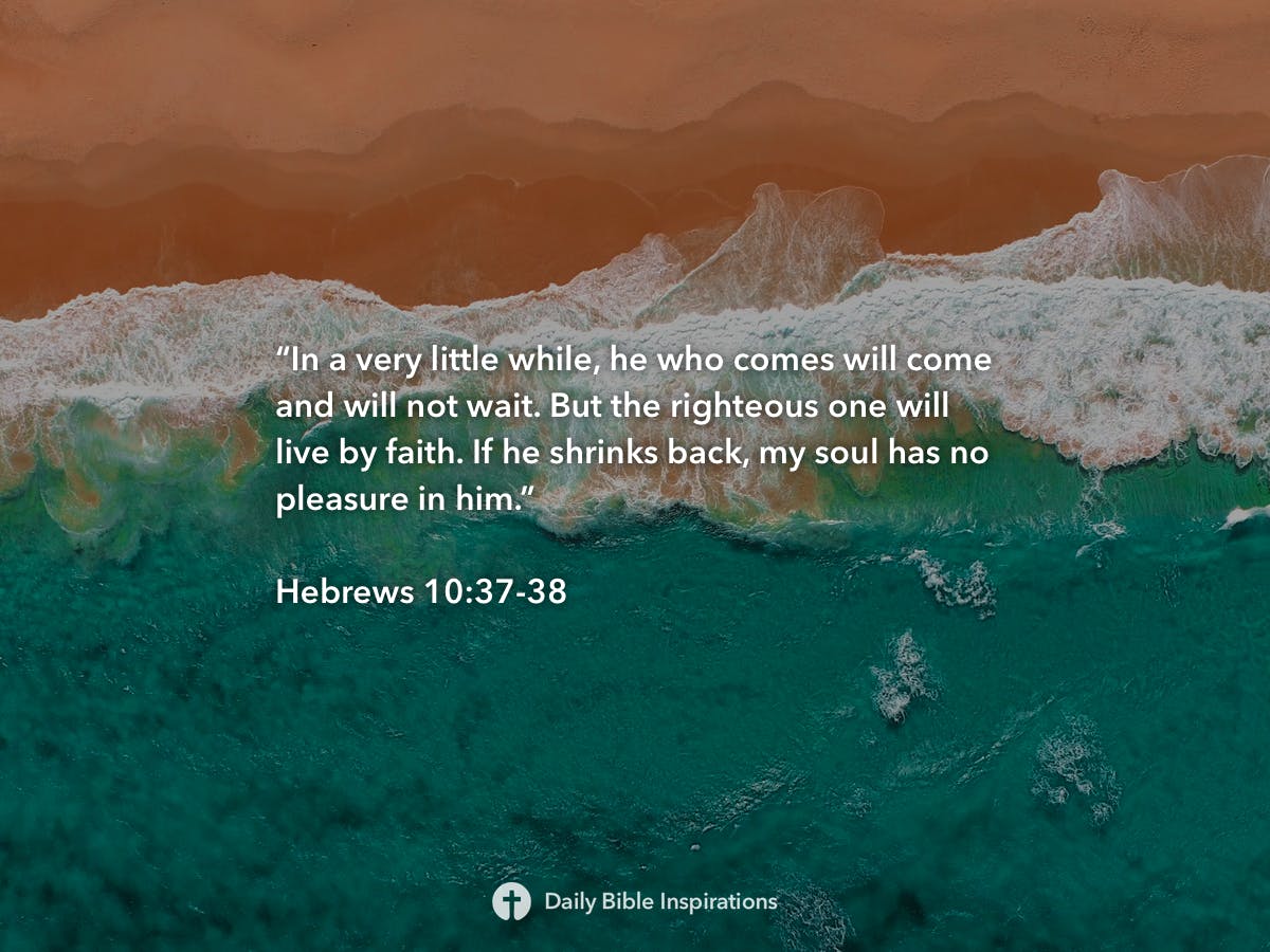 Hebrews 10 37 38 Commentary