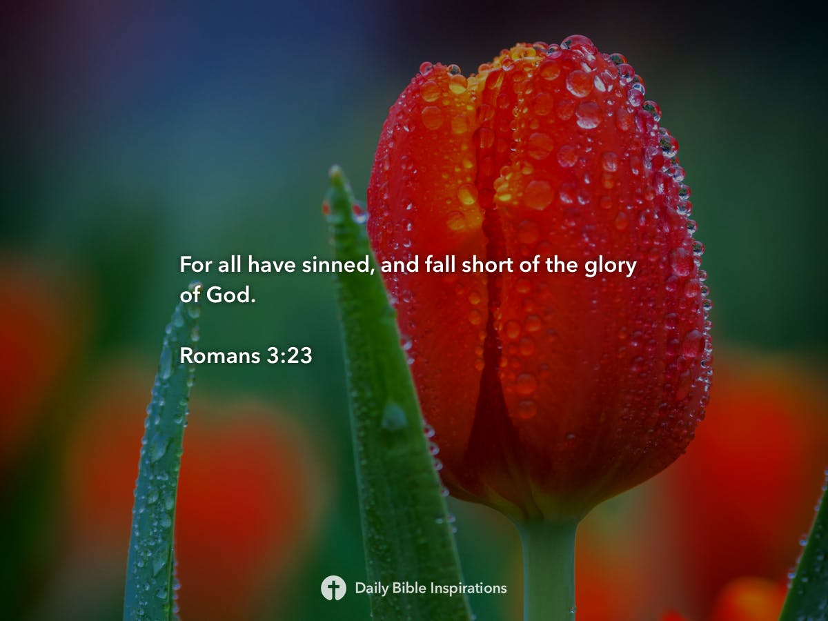 Romans 3:23 - Daily Bible Inspirations