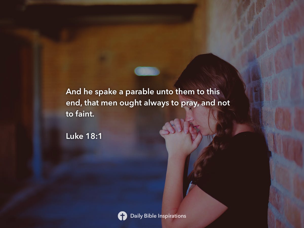 Luke 18:1 | Daily Bible Inspirations