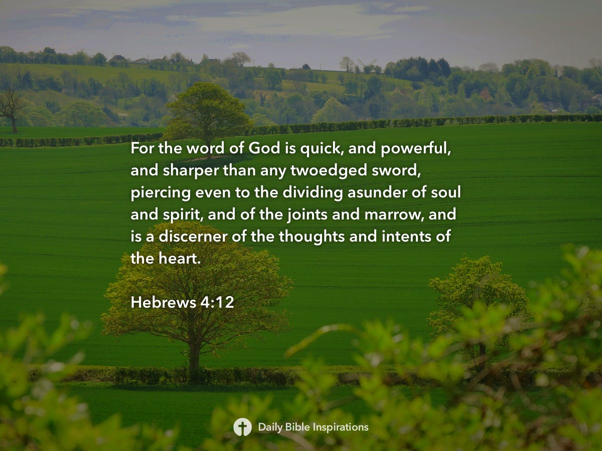 Hebrews 4:12 - Daily Bible Inspirations