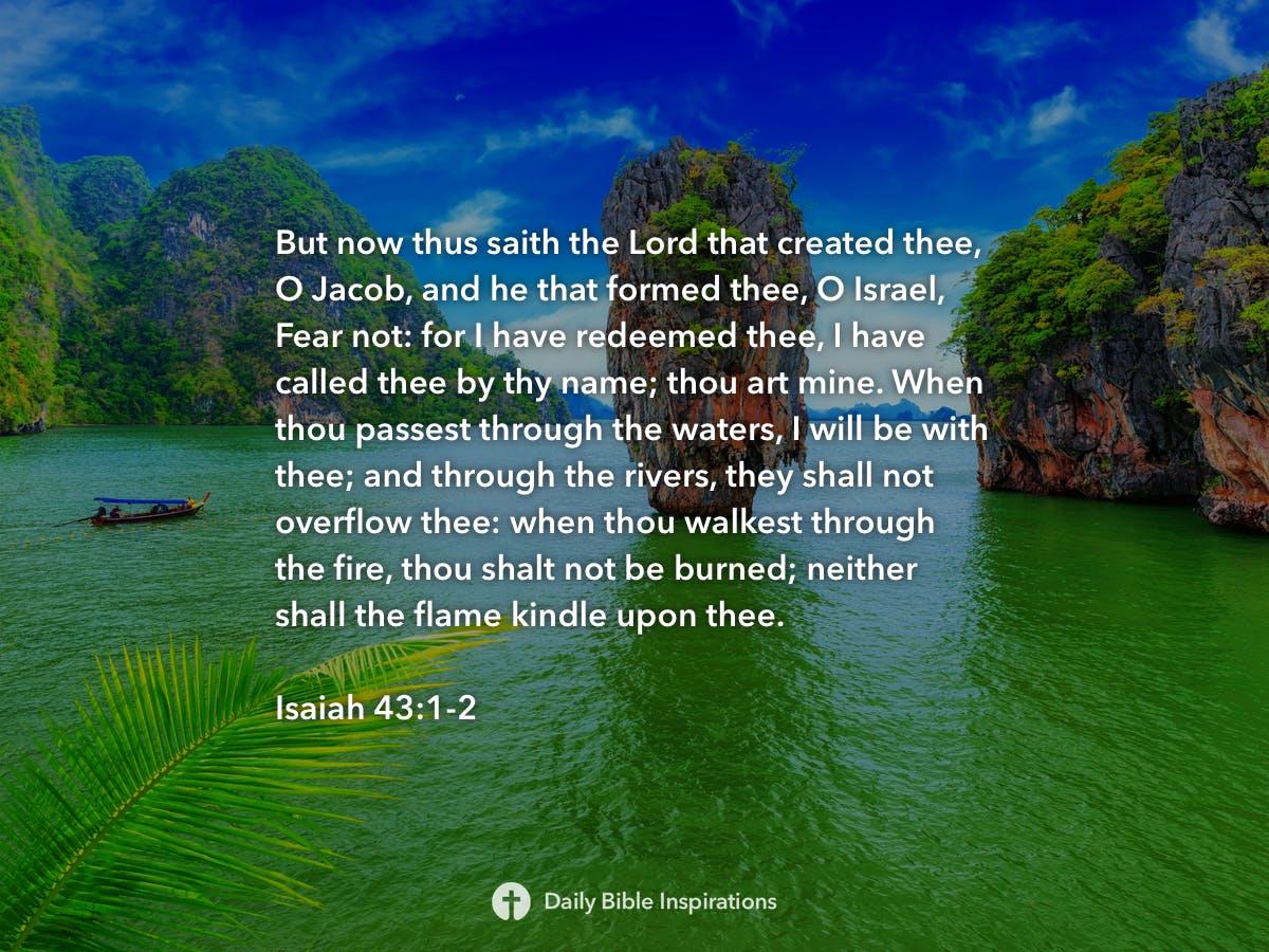 Isaiah 43 1 2 Daily Bible Inspirations