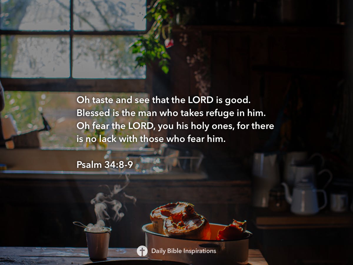 Psalm 34 8 9 Daily Bible Inspirations