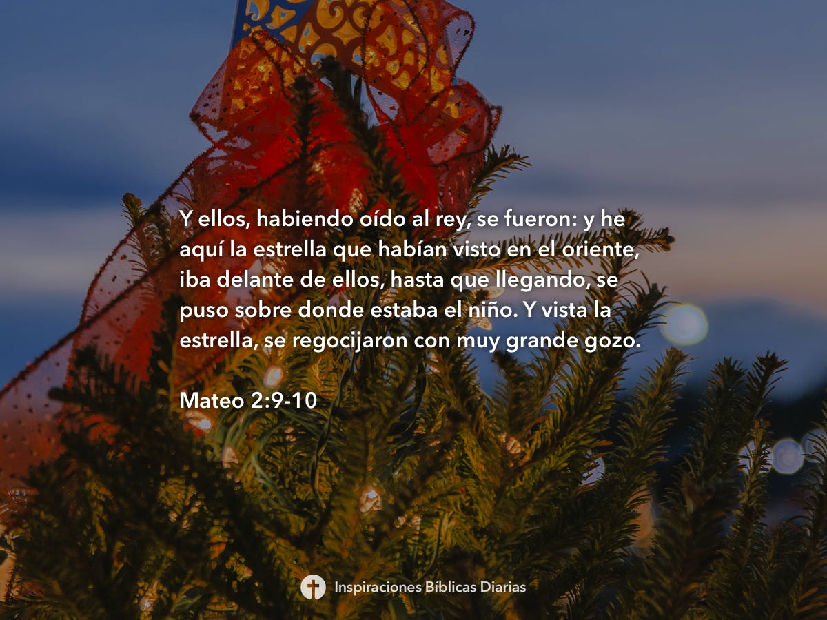Mateo 2:9-10 - Inspiraciones Bíblicas Diarias