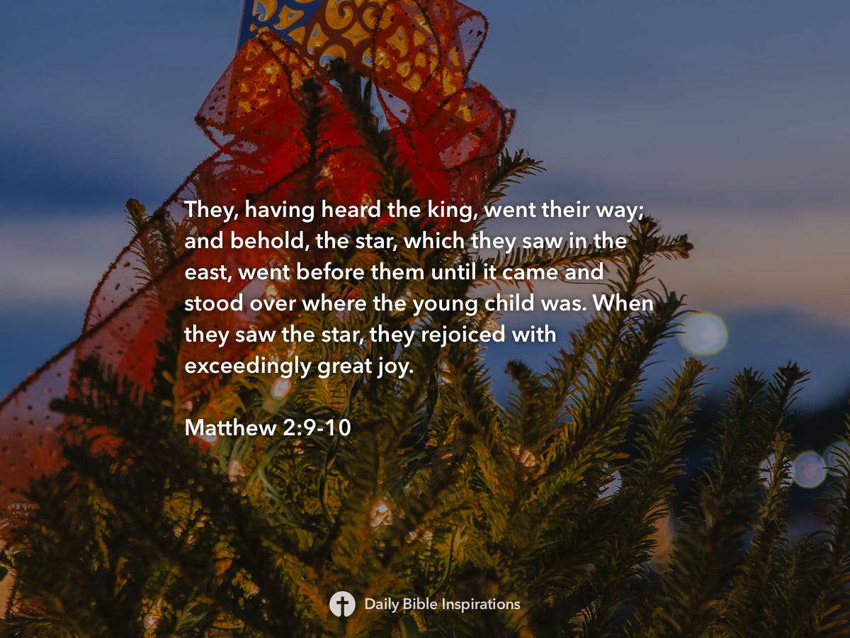 Matthew 2:9-10 - Daily Bible Inspirations