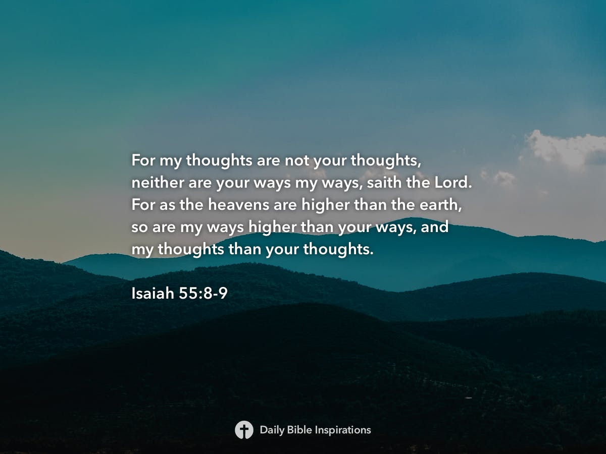 Isaiah 55 8 9 Daily Bible Inspirations